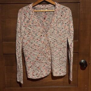 Liverpool Los Angeles Confetti Dot Button-Up Cardigan